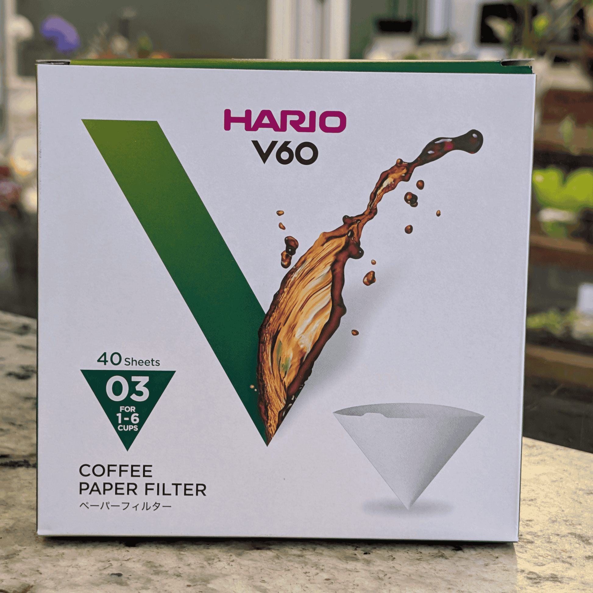 Hario v60 paper (3 cup x 40 filters)