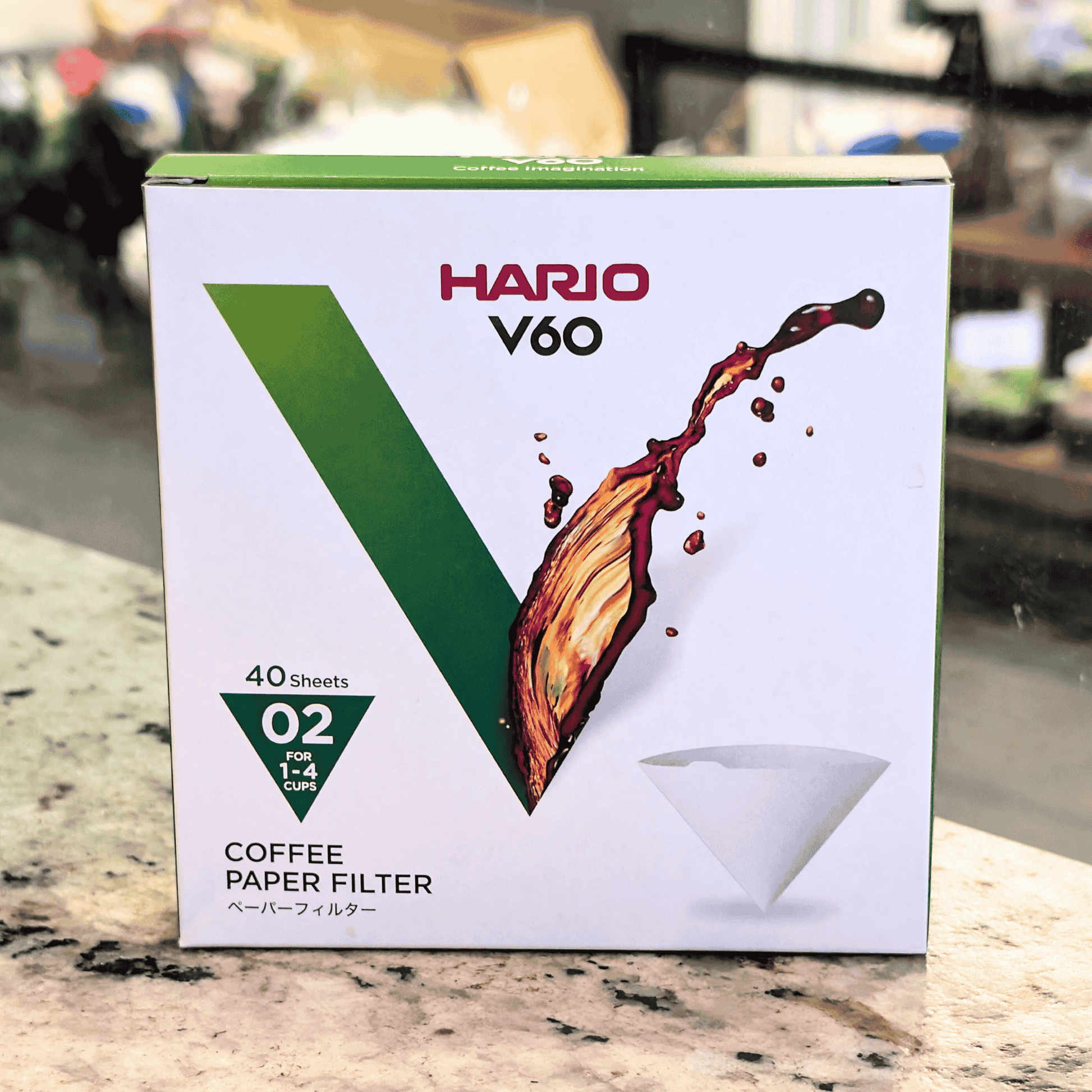 Hario v60 paper (2 cup x 40 filters)